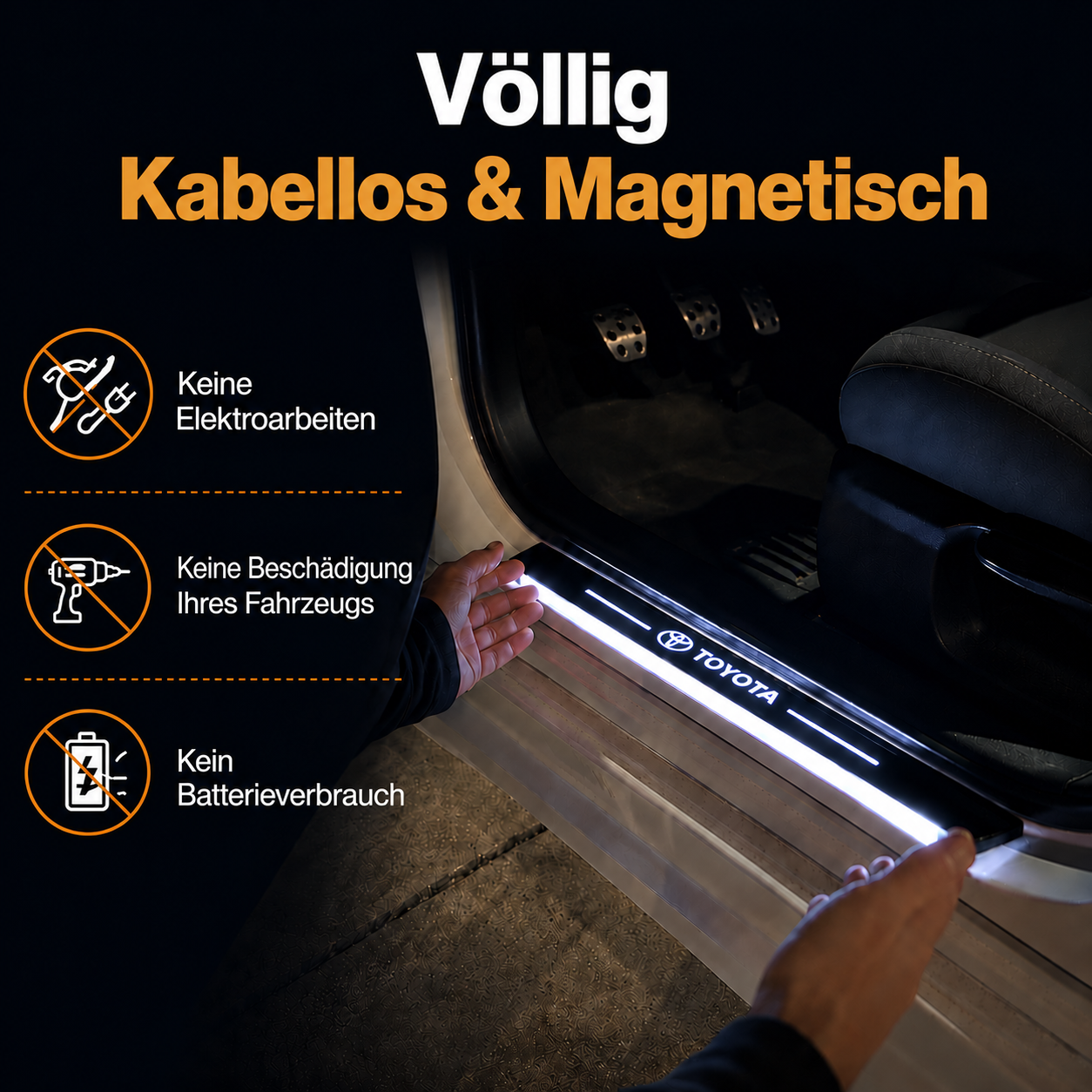 BloomCar™ LED-Einstiegsleiste Pro (Benutzerdefiniert)