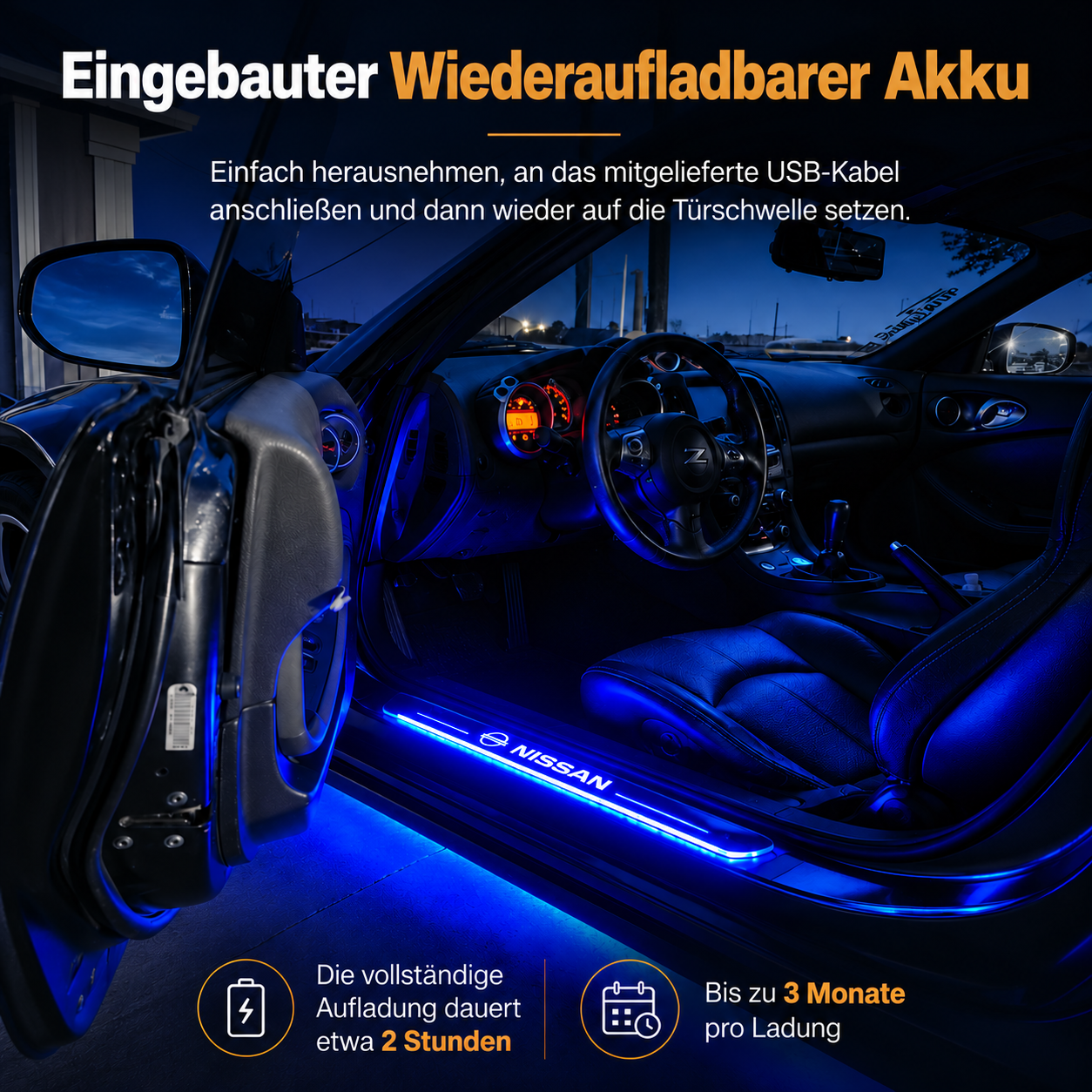 BloomCar™ LED-Einstiegsleiste Pro (Benutzerdefiniert)