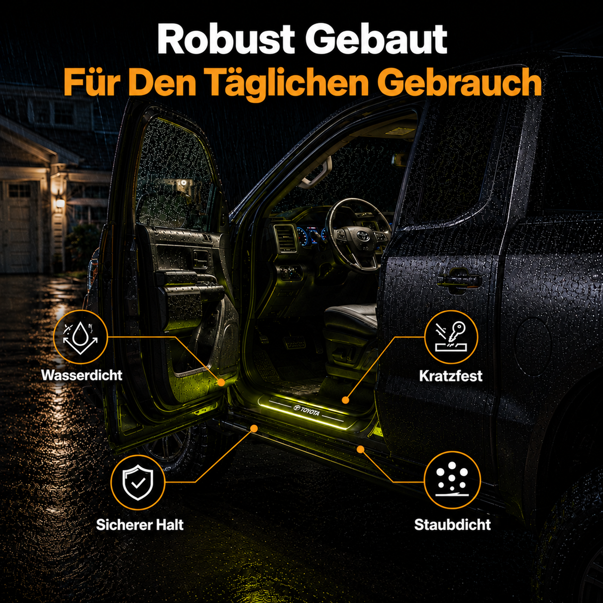BloomCar™ LED-Einstiegsleiste Pro (Benutzerdefiniert)