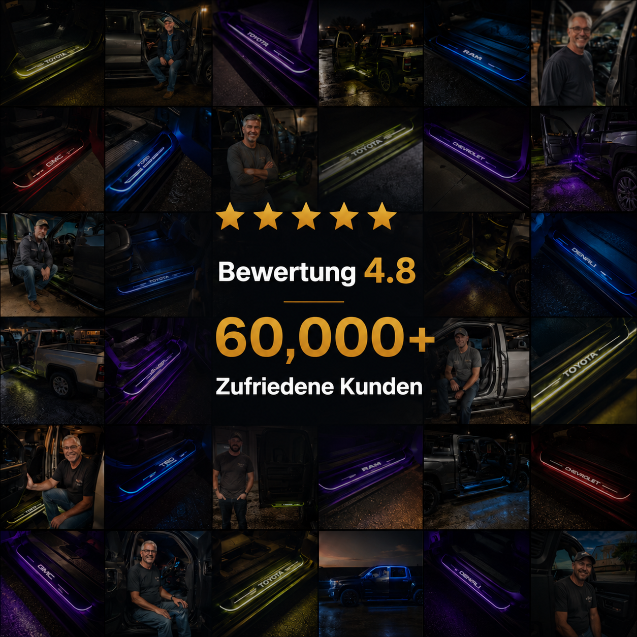 BloomCar™ LED-Einstiegsleiste Pro (Benutzerdefiniert)