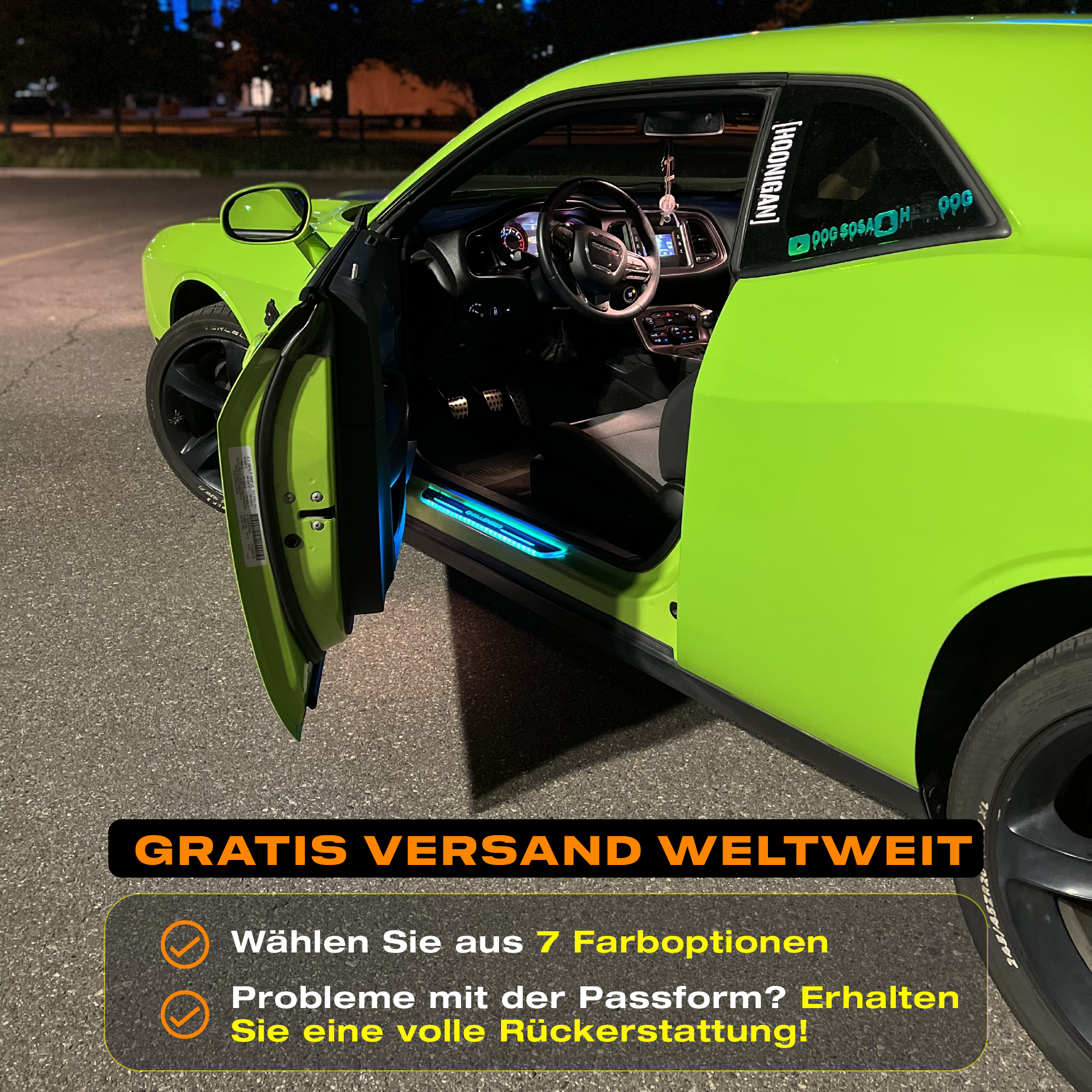 BloomCar™ LED Auto-Türschweller 2.0